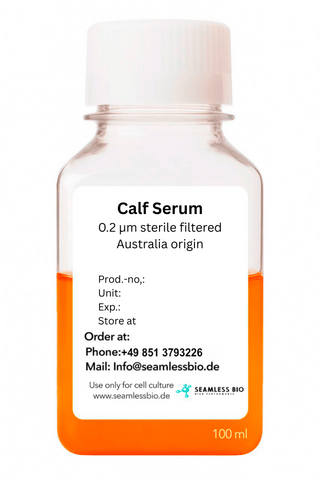 Calf Serum – Australia Origin | Sterile Filtered (0.2 µm) | 50 mL, 100 mL, 500 mL & 1 L