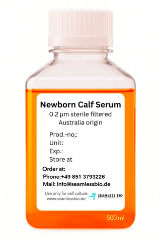 New Born Calf Serum – Australia Origin | Sterile Filtered (0.2 µm) | 50 mL, 100 mL, 500 mL & 1 L