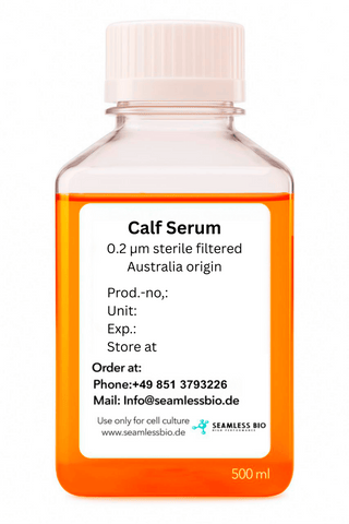Calf Serum – Australia Origin | Sterile Filtered (0.2 µm) | 50 mL, 100 mL, 500 mL & 1 L