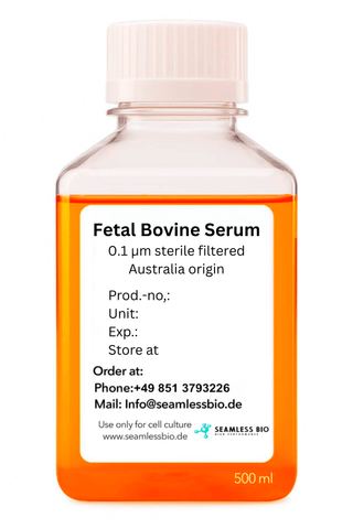 Fetal Bovine Serum – Australia Origin | 0.1 µm Sterile Filtered | EMEA Certified | Refinement Options Available | 50 mL, 100 mL & 500 mL