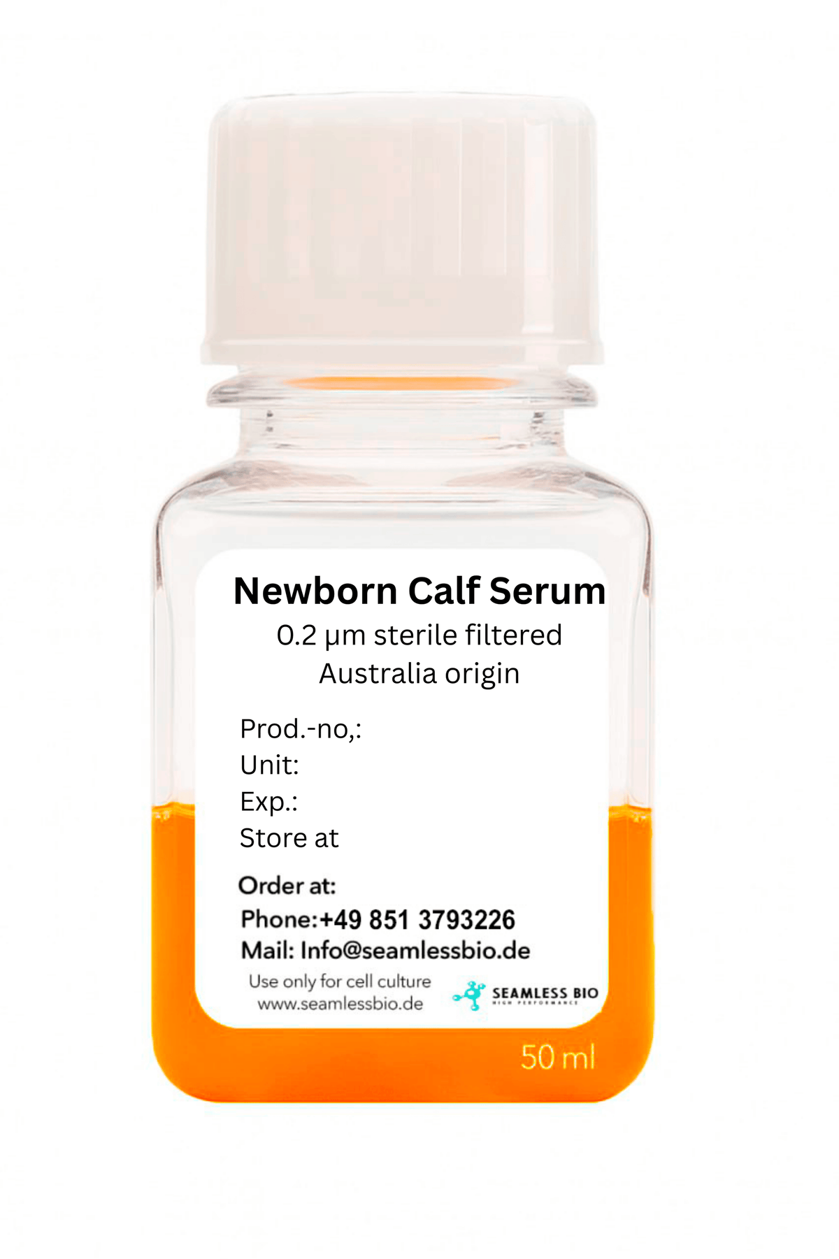 New Born Calf Serum – Australia Origin | Sterile Filtered (0.2 µm) | 50 mL, 100 mL, 500 mL & 1 L
