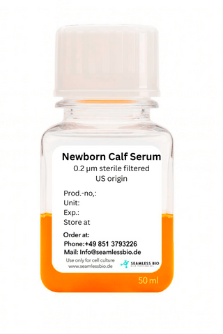New Born Calf Serum – US Origin | Sterile Filtered (0.2 µm) | 50 mL, 100 mL, 500 mL & 1 L