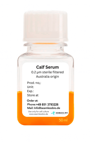 Calf Serum – Australia Origin | Sterile Filtered (0.2 µm) | 50 mL, 100 mL, 500 mL & 1 L