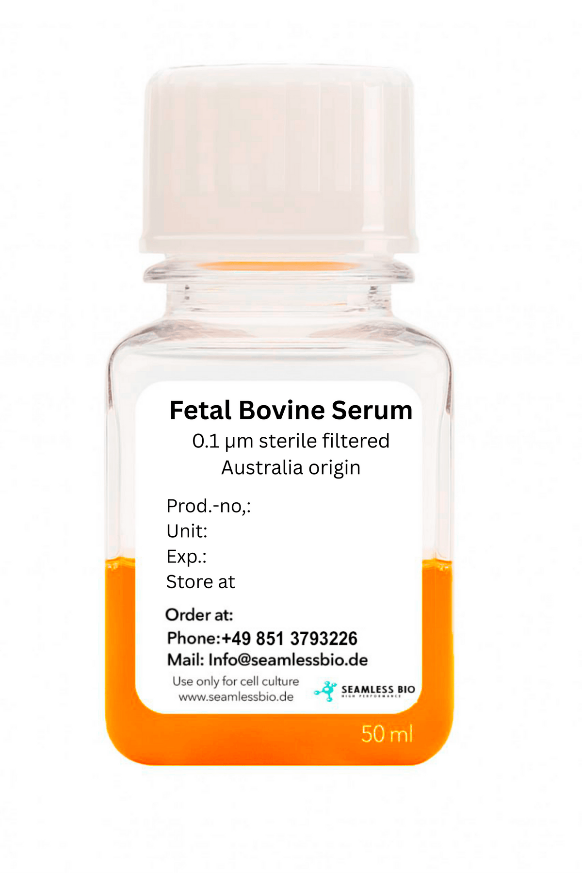 Fetal Bovine Serum – Australia Origin | 0.1 µm Sterile Filtered | EMEA Certified | Refinement Options Available | 50 mL, 100 mL & 500 mL