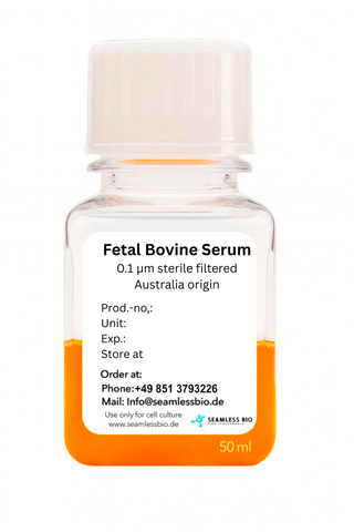 Fetal Bovine Serum – Australia Origin | 0.1 µm Sterile Filtered | EMEA Certified | Refinement Options Available | 50 mL, 100 mL & 500 mL