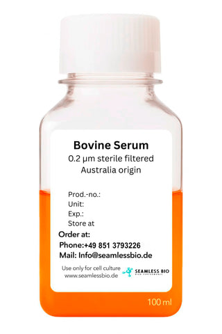 Bovine Serum | Australia Origin | 0.2µm Sterile Filtered SeamlessBio