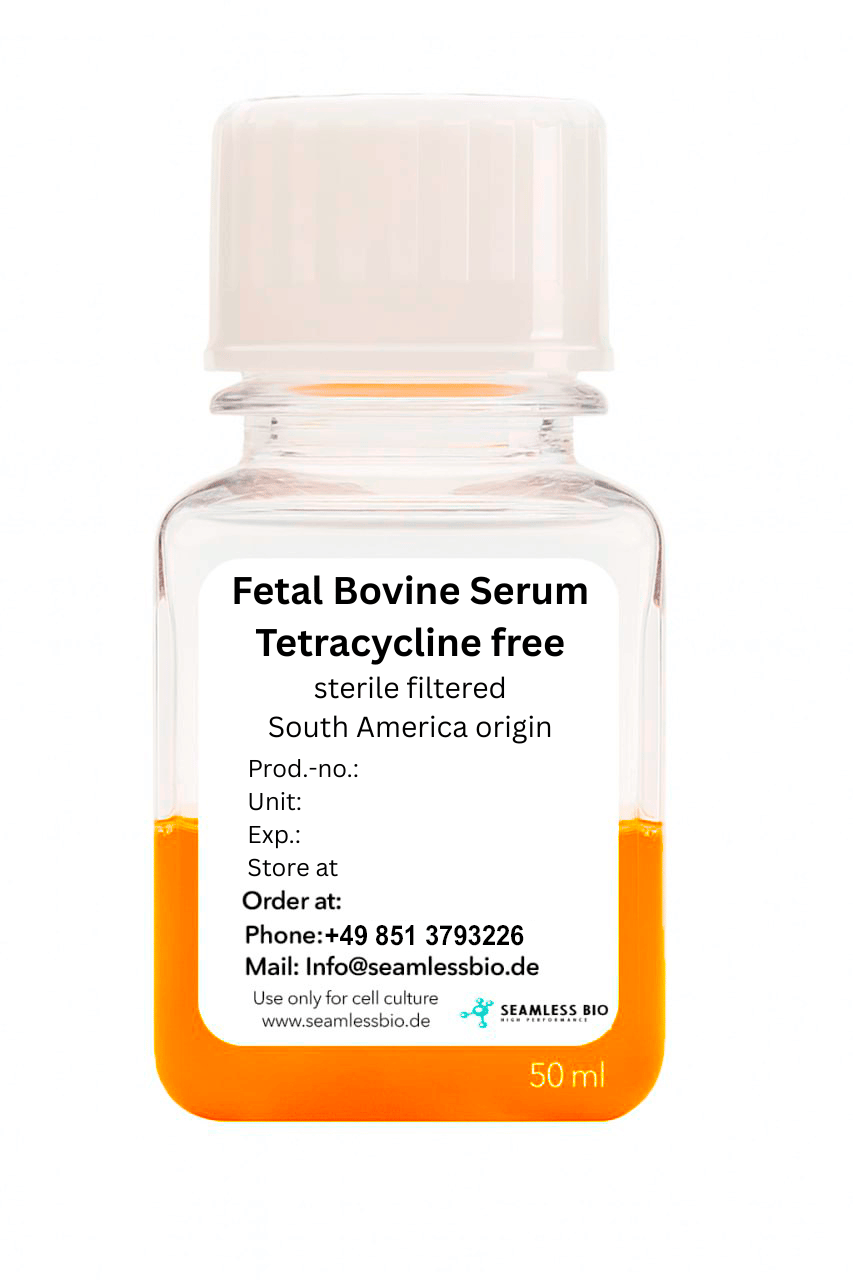 Fetal Bovine Serum Tetracycline-free sterile filtere South America origin 50mL