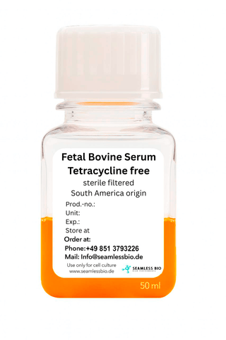 Fetal Bovine Serum Tetracycline-free sterile filtere South America origin 50mL
