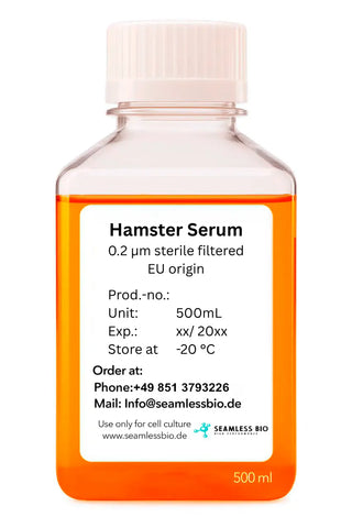 Hamster serum sterile filtered for cell culture and diagnostics