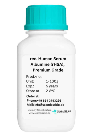 Recombinant Human Serum Albumin (rHSA) – Premium Grade | ≥99% Purity | Cell Culture & IVD